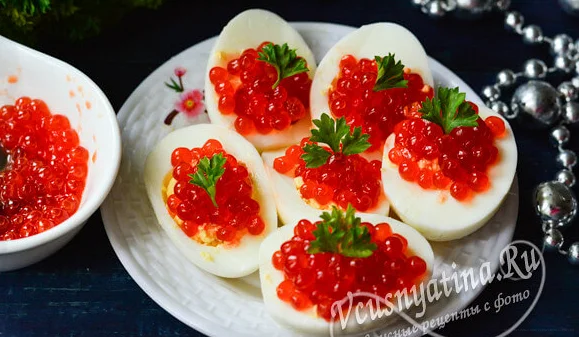 яйца с икрой