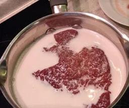 сырая говяжья печень