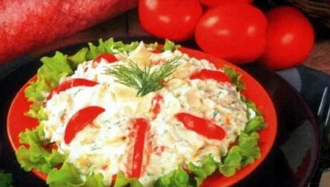 Творожный салат